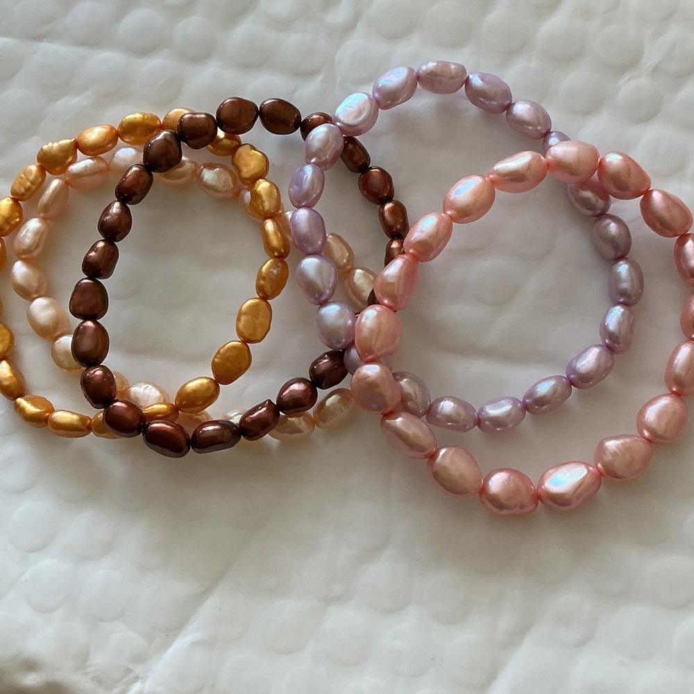 Honora Multicolor Pearl Bracelet Set
